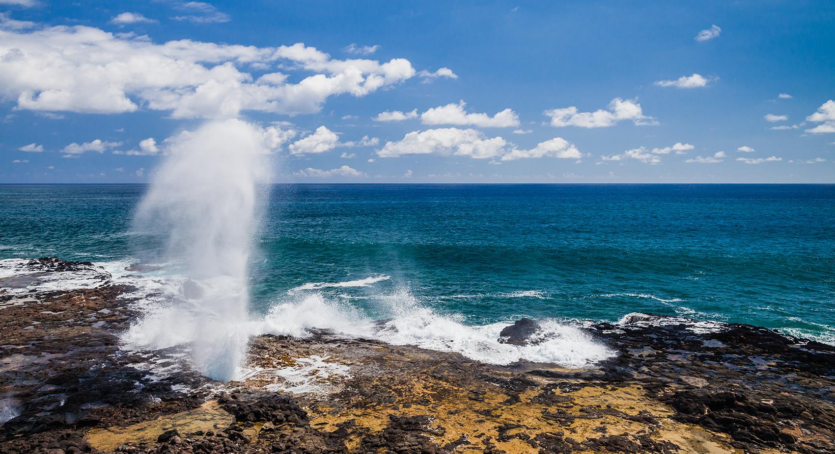 Spouting Horn Kauai Go Hawaii